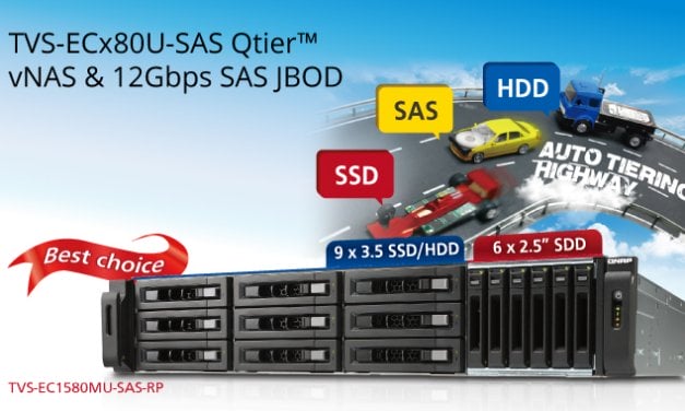 QNAP Launches Xeon Quad-core TVS-ECx80U-SAS-RP NAS