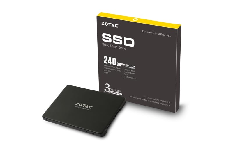 ZOTAC Gears Up For Speed, Introduces Premium Edition Solid State Drives
