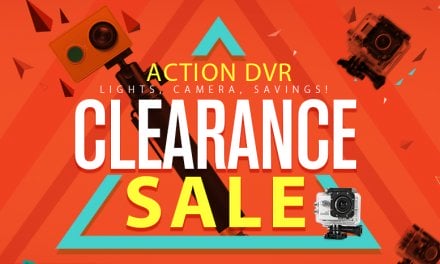 GEARBEST Lights, Camera, Savings Action Cam Clearance Sale