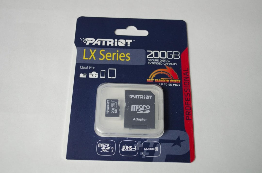 Patriot LX Series 200GB High Speed Micro SDXC