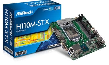 ASRock Reveals the Very First Mini-STX Motherboard Based on H110 Chipset : H110M-STX