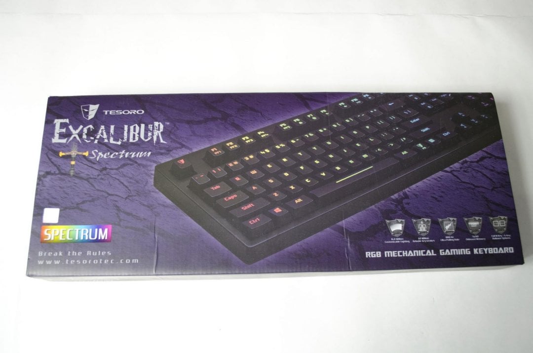 tesoro ecalibur spectrum mechanical gaming keyboard review