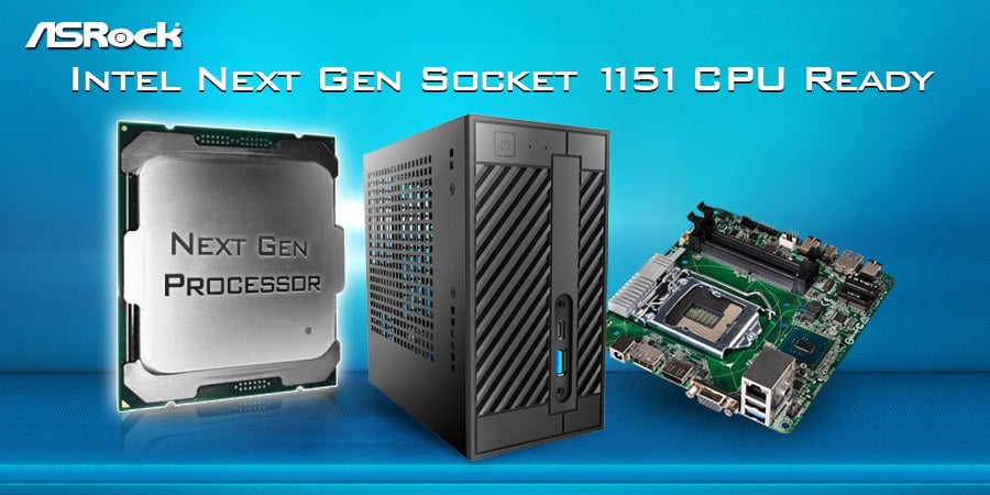 ASRock Takes Intel Next Generation CPUs to DeskMini 110 Barebone Series and H110 Mini-STX Motherboard