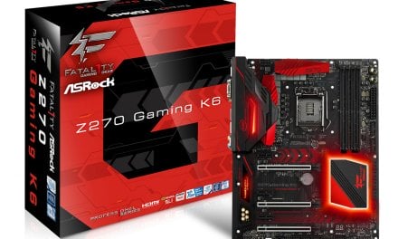 ASRock Fatal1ty Z270 Gaming K6 Got Tom’s Hardware 2017 Editor Approved Award