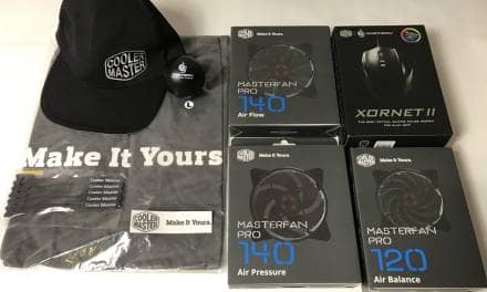 Cooler Master Swag Pack Giveaway – Fans, Shirt, Hat, Mouse and More!