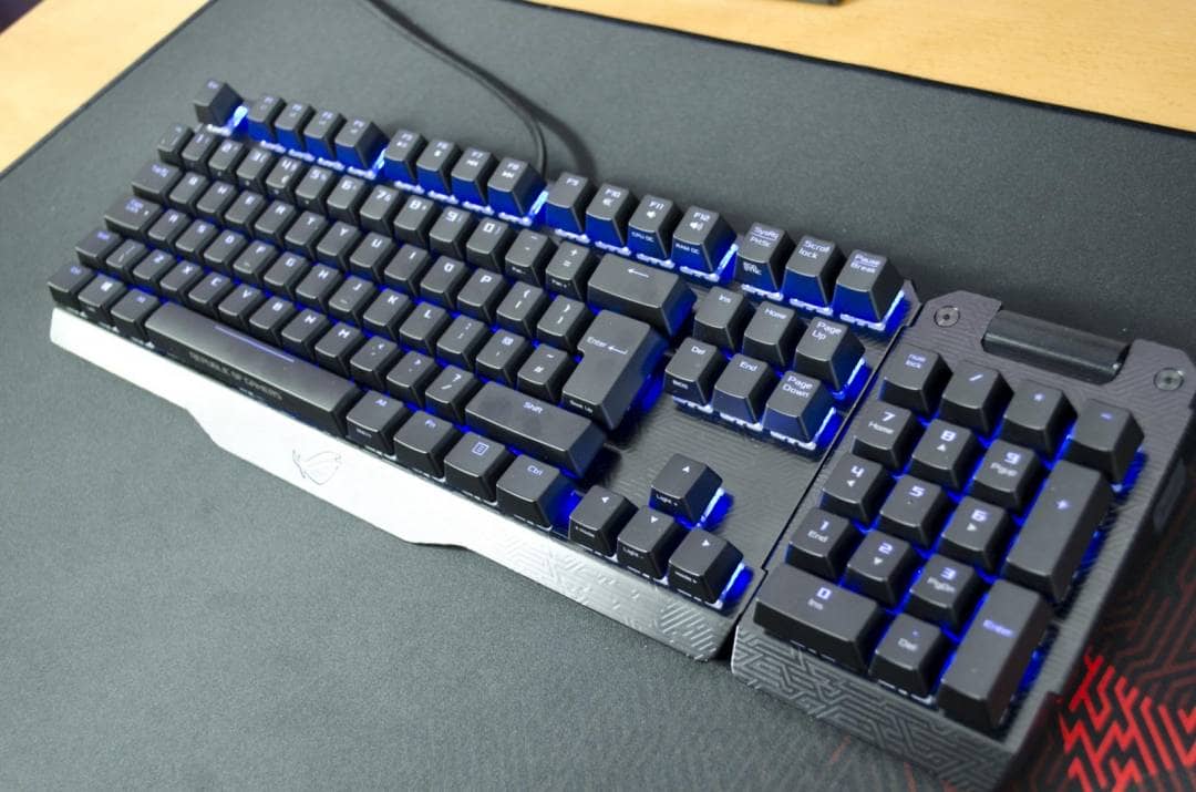 ASUS ROG CLAYMORE mechanical gaming keybaord review