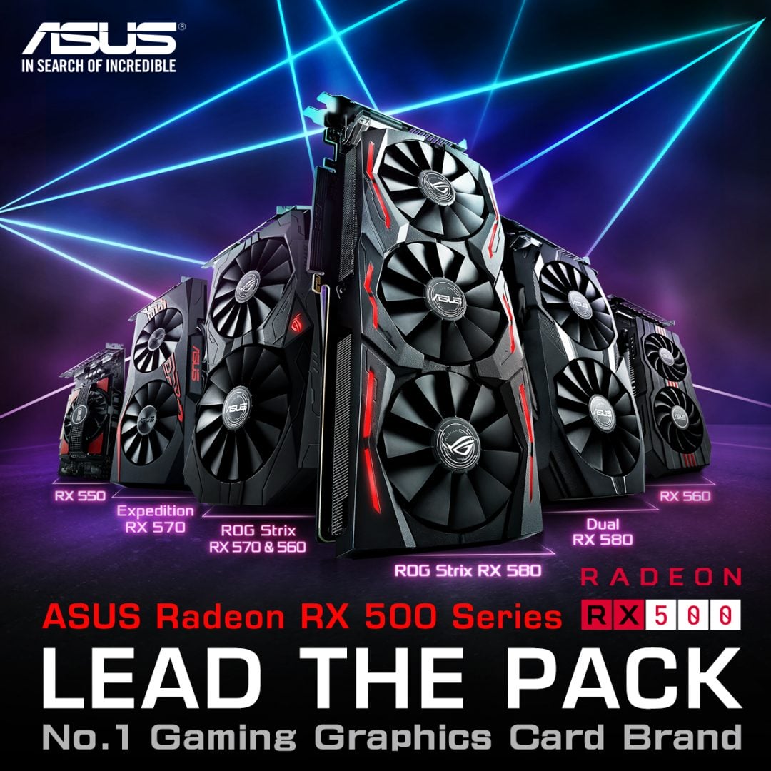 ASUS Announces Radeon RX 500 Series Gaming Graphics Cards