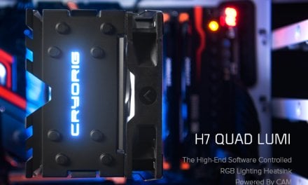 CRYORIG Releases NZXT CAM Powered H7 Quad Lumi RGB Cooler
