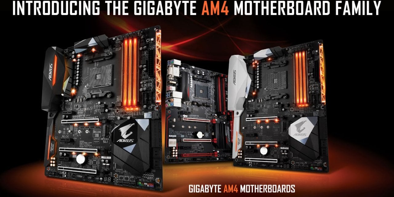 GIGABYTE’s AM4 Motherboards – a Perfect Match  for the AMD Ryzen™ 3 Processors
