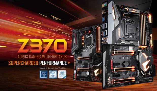 GIGABYTE Introduces Z370 AORUS Motherboards