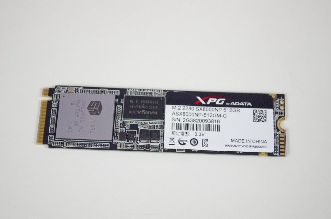 ADATA XPG SX8000 PCIe M.2 2280 512GB SSD
