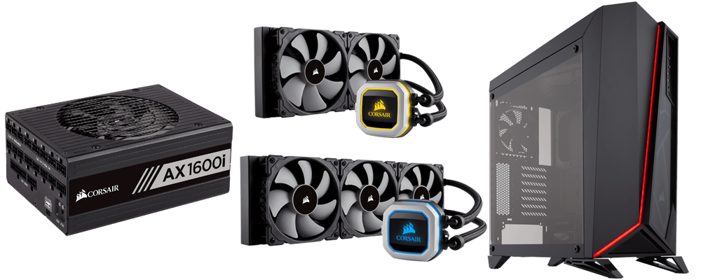 CORSAIR Launches New PSU, Coolers and Case at CES 2018