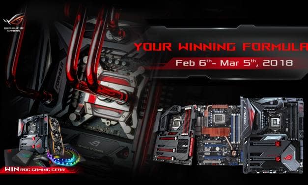 ASUS Republic of Gamers Announces Your Winning Formula Campaign