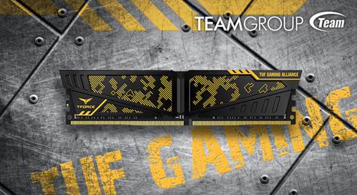 TEAMGROUP Officially Announces the T-FORCE VULCAN TUF Gaming Alliance DDR4
