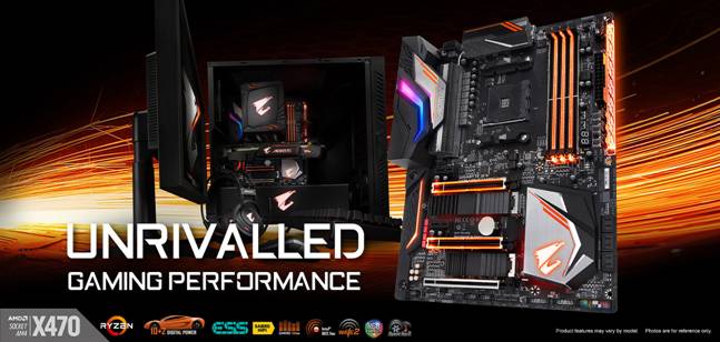 GIGABYTE unveils AORUS X470 Gaming Motherboards