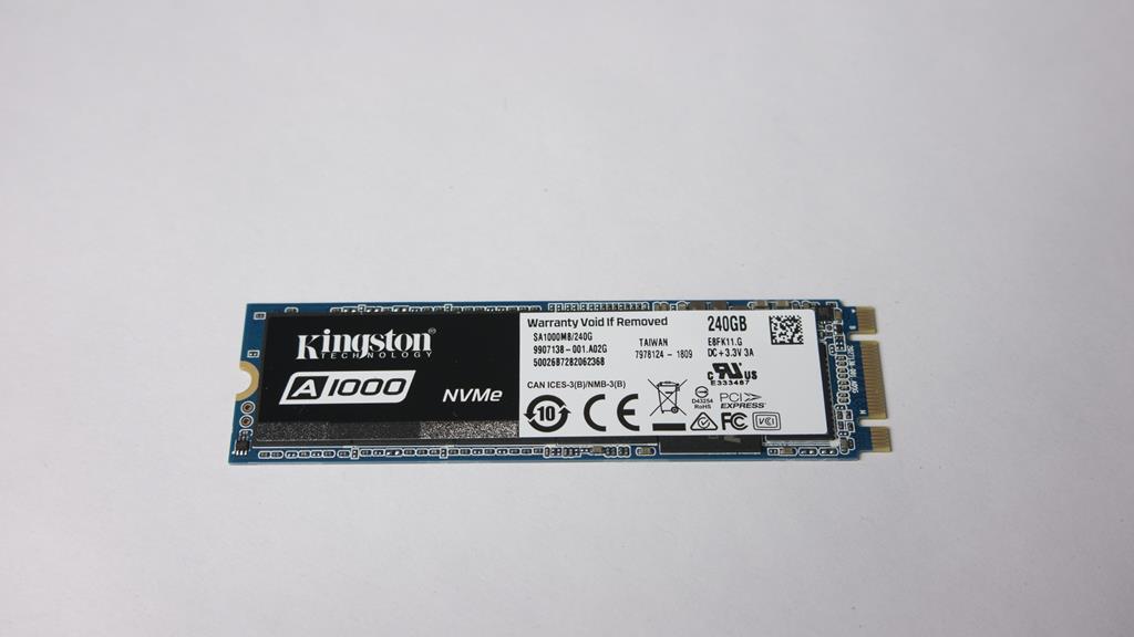 Døds kæbe bue Afstem Kingston A1000 240GB NVMe PCIe M.2 SSD Review - EnosTech.com