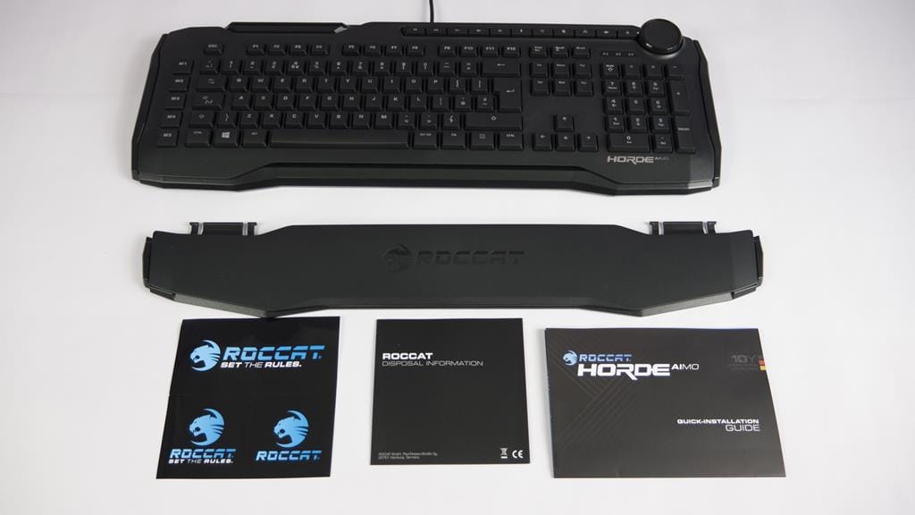 ROCCAT Horde AIMO Membranical RGB Gaming Keyboard Review 