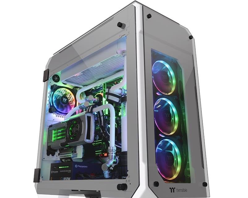 Thermaltake Releases New View 71 Tempered Glass Snow Edition Full