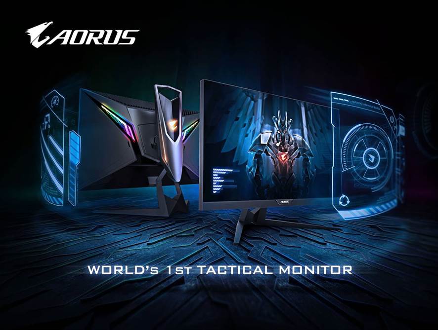 World’s First Tactical Gaming Monitor  AORUS AD27QD Announced!