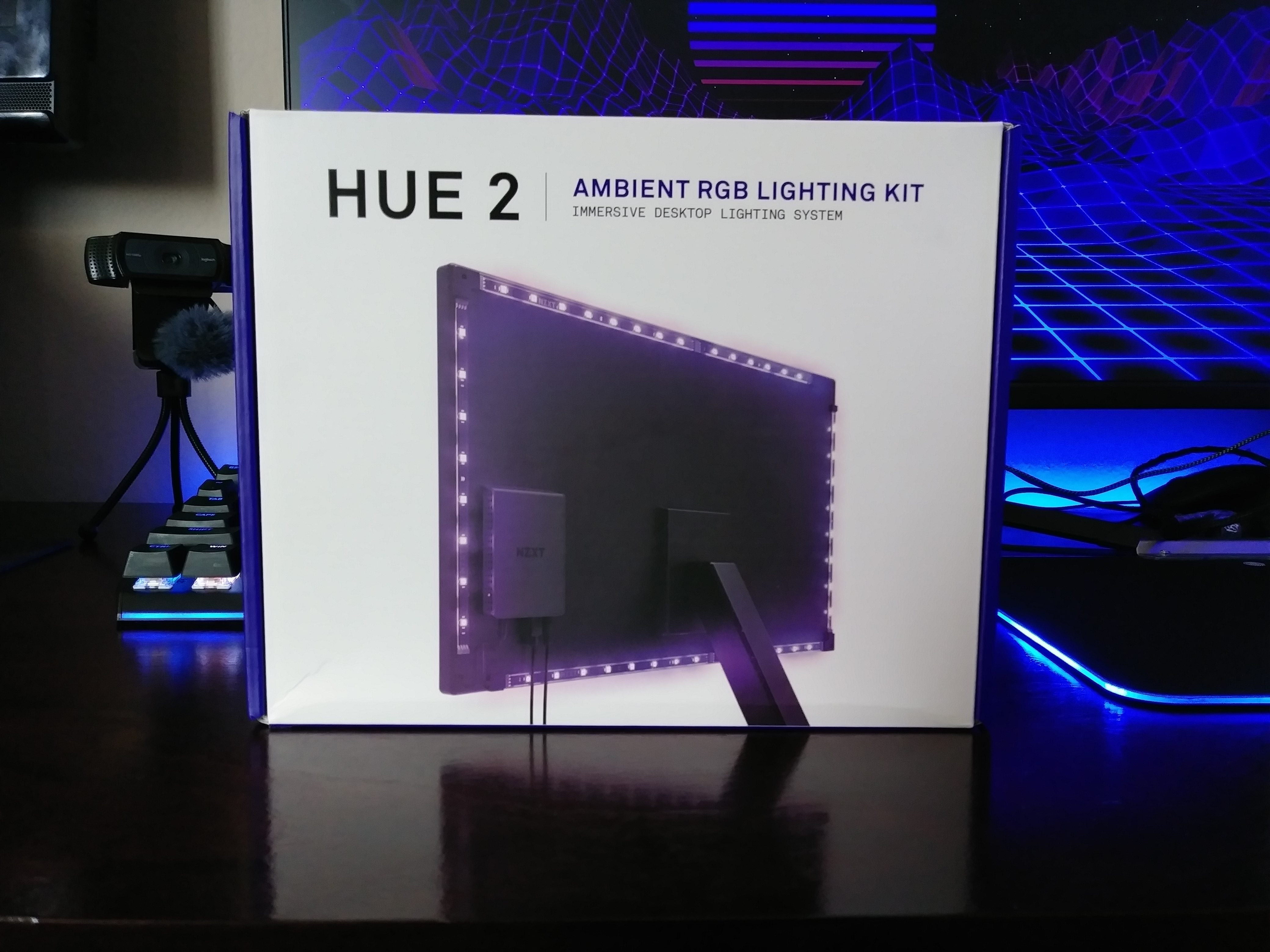 dræne sfære evaluerbare NZXT HUE 2 Ambient V2 RGB Lighting Kit - EnosTech.com