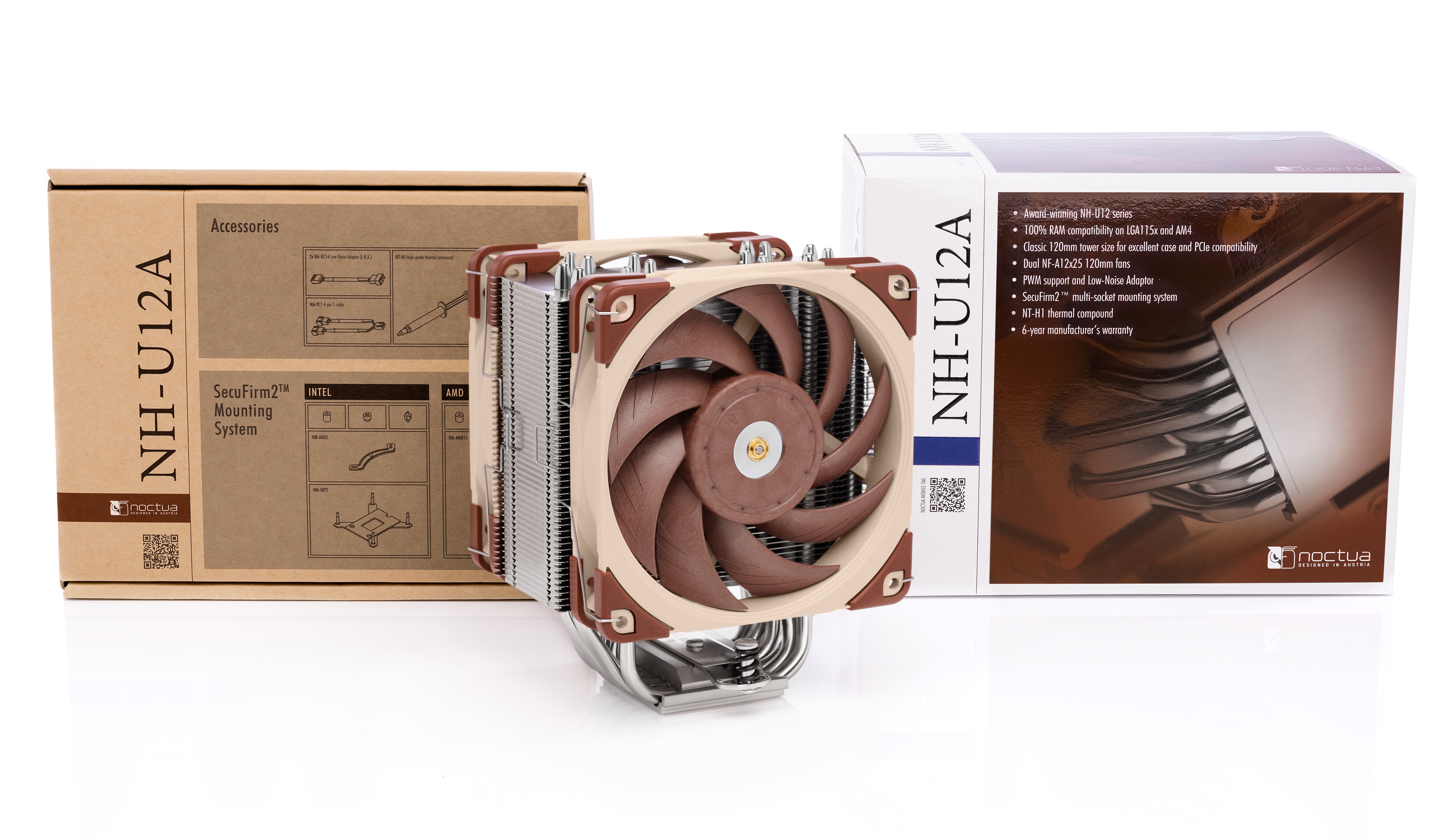 Opgive vi Størrelse Noctua NH-U12A CPU Air Cooler Review - EnosTech.com