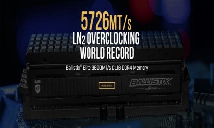 Micron Memory Sets New DDR4 Overclocking World Record