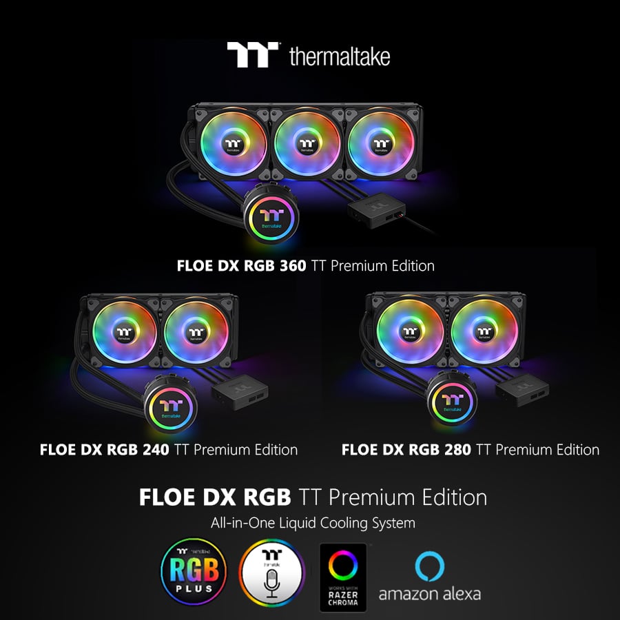 Thermaltake Announces Floe DX RGB Series TT Premium Edition