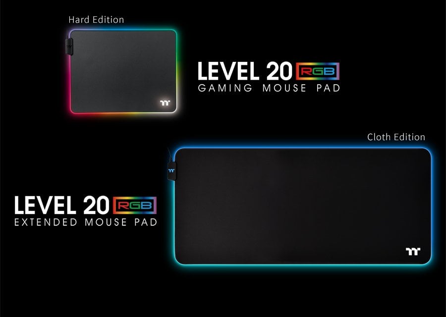 Thermaltake Announces Level 20 RGB Gaming Mouse  Pad Series,