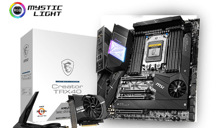 CREATE YOUR MOMENTS WITH MSI AMD TRX40 MOTHERBOARDS
