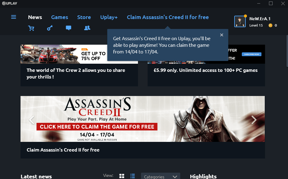 free assassin creed