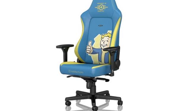 The Fallout Vault-Tec Edition gaming chair by noblechairs is now available to purchase!