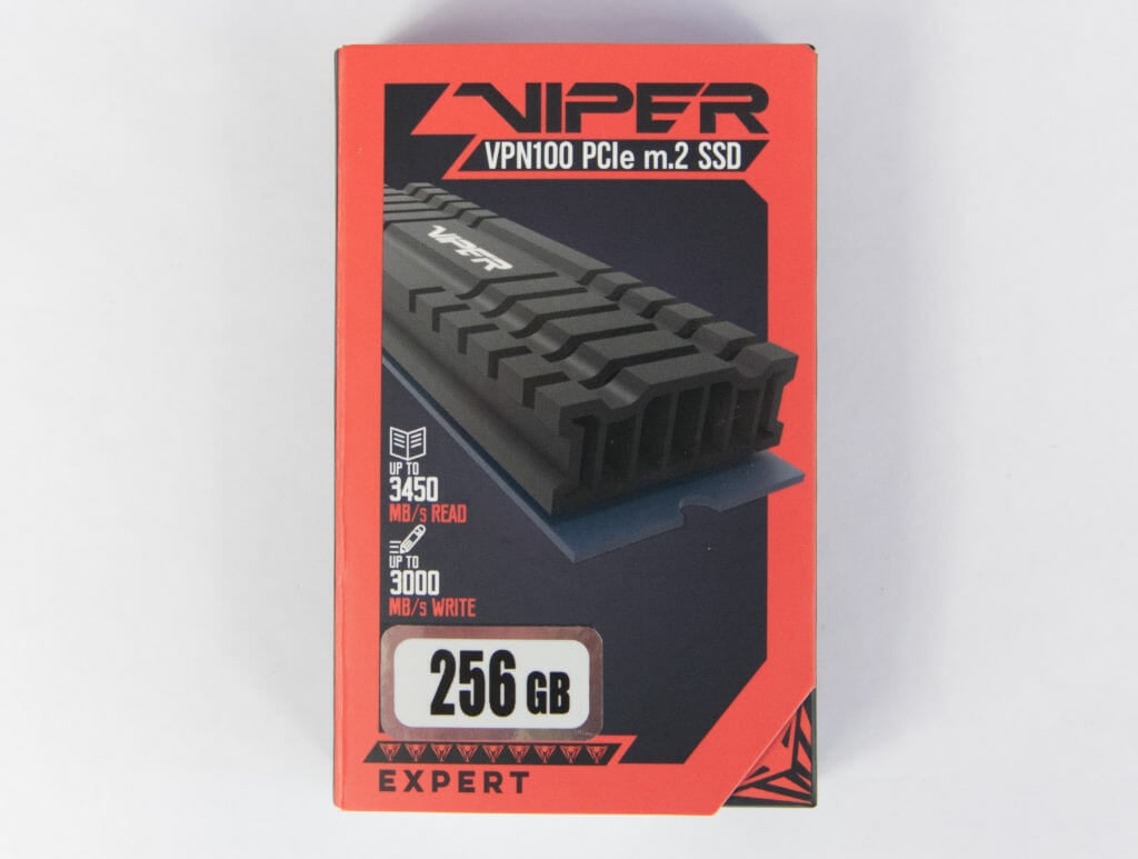 Viper VPN100 PCIe M.2 SSD Box Front