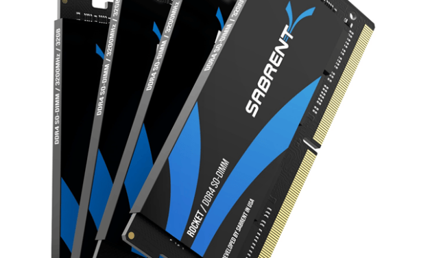 Sabrent announces High-Performance SO-DIMM 3200MHz CL22 Memory Modules for Laptops and PCs.