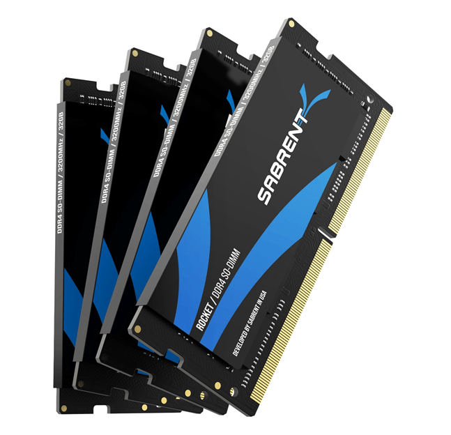Sabrent announces High-Performance SO-DIMM 3200MHz CL22 Memory Modules for Laptops and PCs.