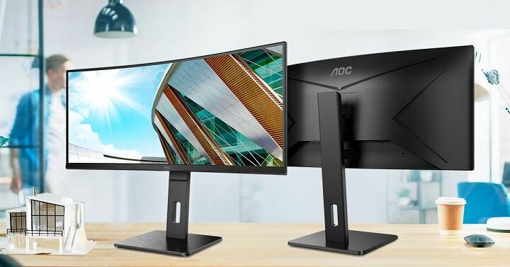 AOC launches advanced multitasking monitor: the 34” ultrawide CU34P2C with 65 W USB-C
