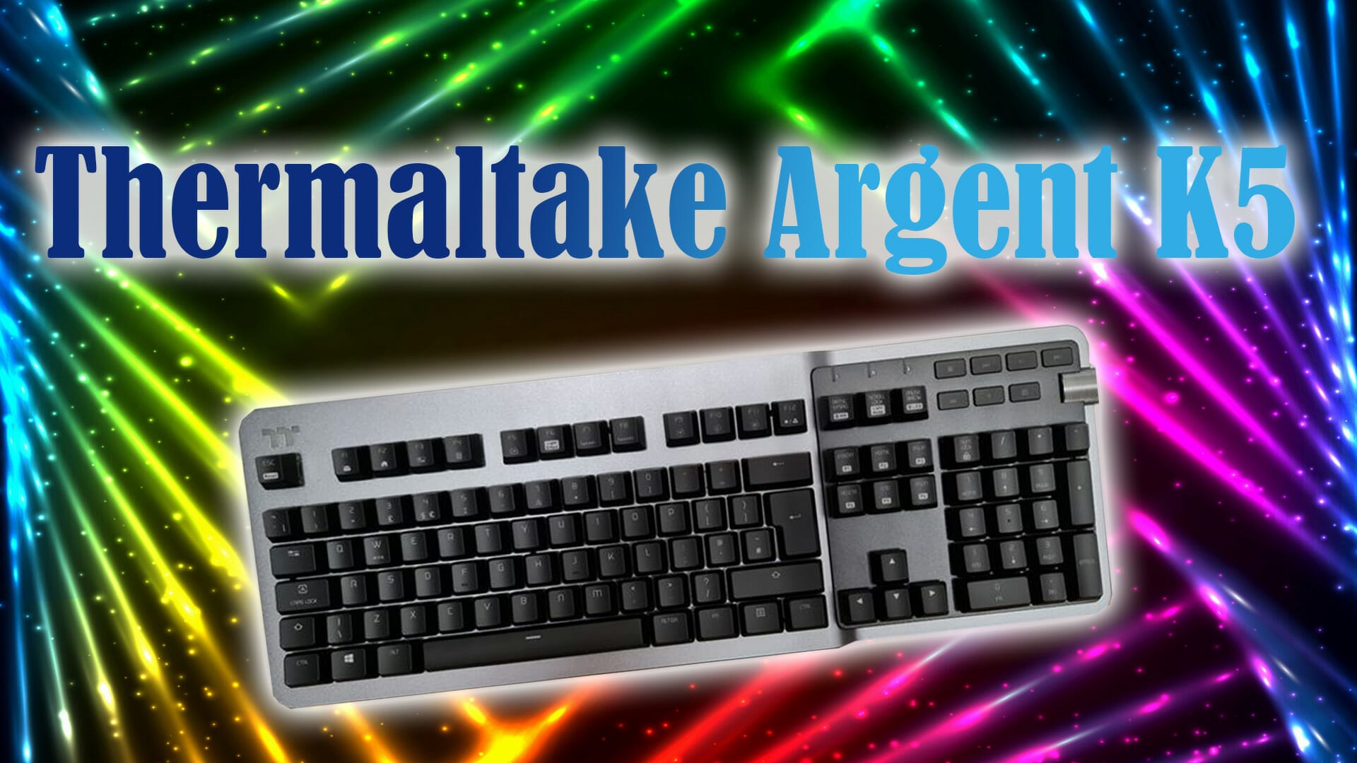 thermaltake argent k5 rgb gaming keyboard