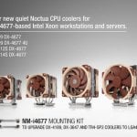 Noctua presents CPU coolers for Intel’s LGA4677 Xeon platform